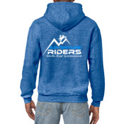 Blue & White Logo - Hooded Sweatshirt