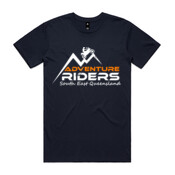Orange & White Logo - Mens Staple Tee