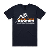 Orange & White Logo - Mens Staple Tee